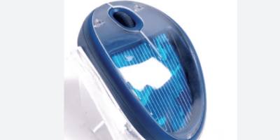 A solar-powered computer mouse