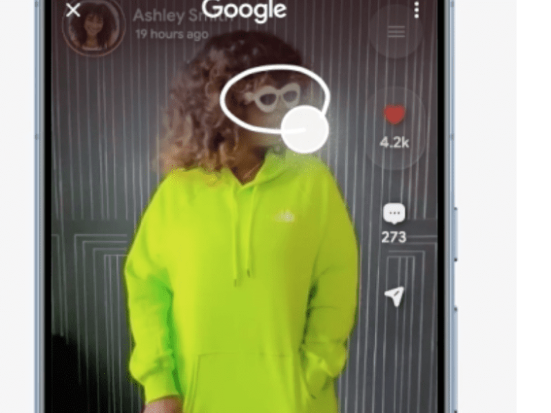 Circle (or highlight or scribble) to Search