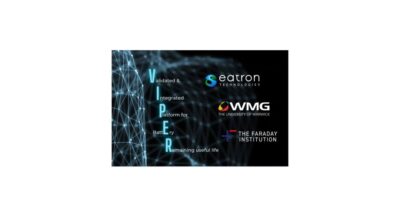 Eatron, WMG team on battery Remaining Useful Life algorithm