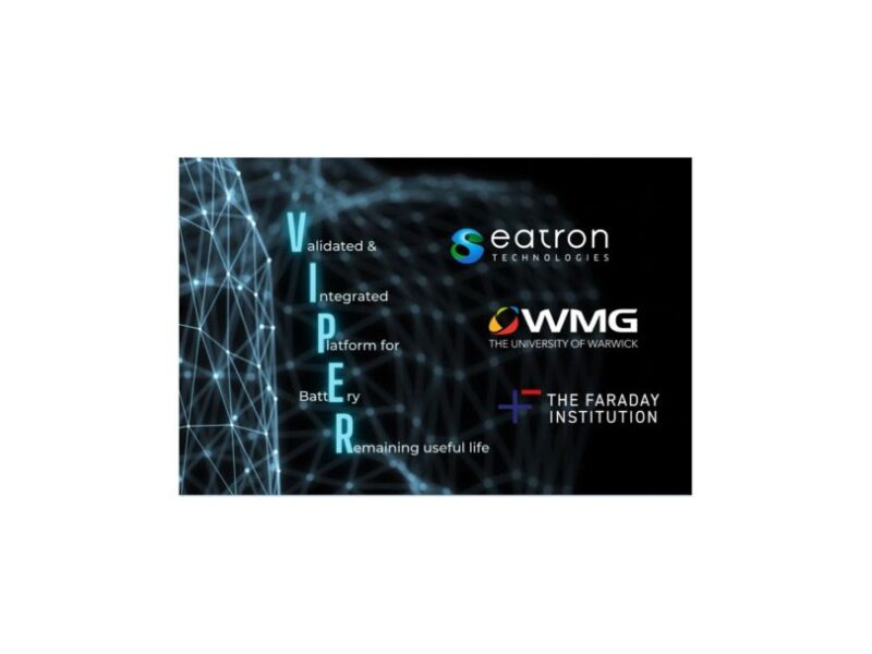 Eatron, WMG team on battery Remaining Useful Life algorithm