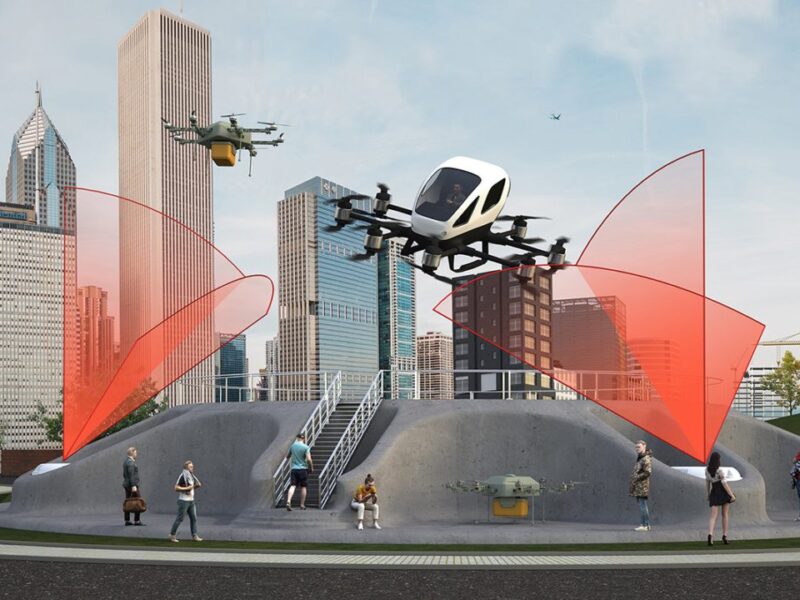 Radar network to enable safe flight operations at vertiports