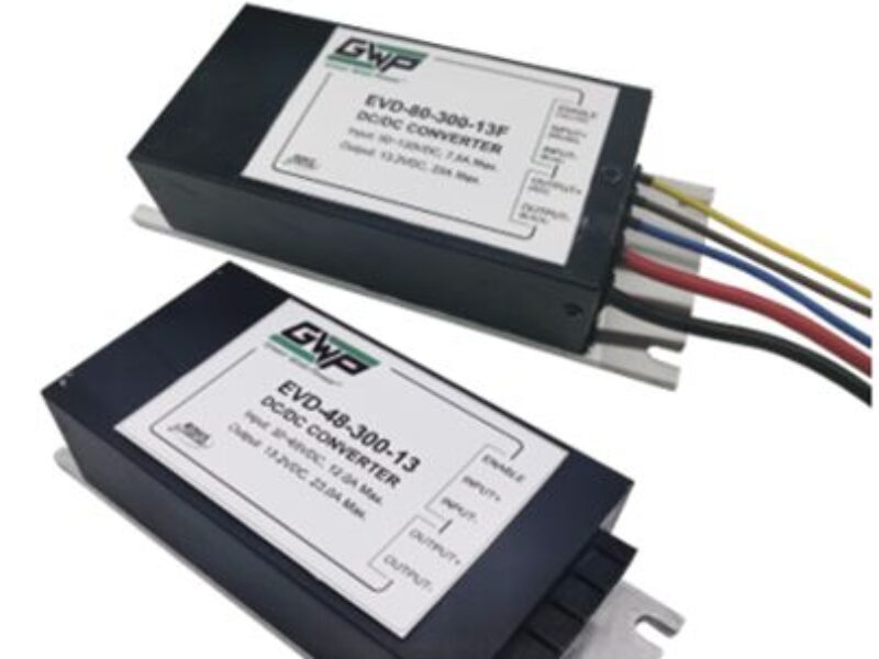 Convertisseurs 300 W DC/DC IP67 avec encombrement standard