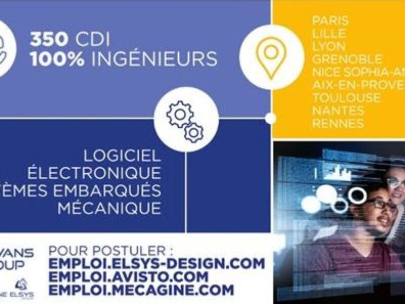 Advans Group prévoit de recruter 350 CDI en ingénierie électronique, logicielle ou mécanique en 2024