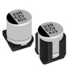 Hautes performances en condensateur hybride polymère électrolytique