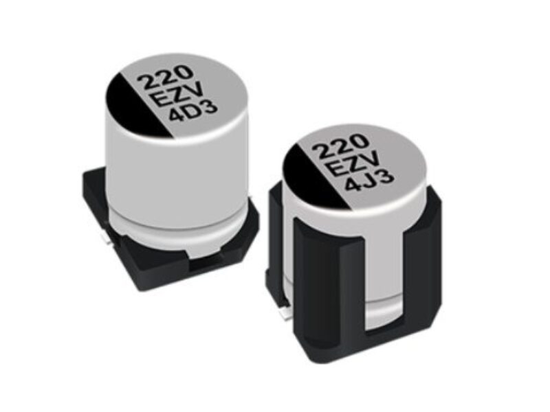 Hautes performances en condensateur hybride polymère électrolytique