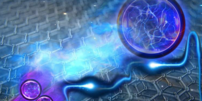 Electrons become fractions of themselves in graphene, study finds