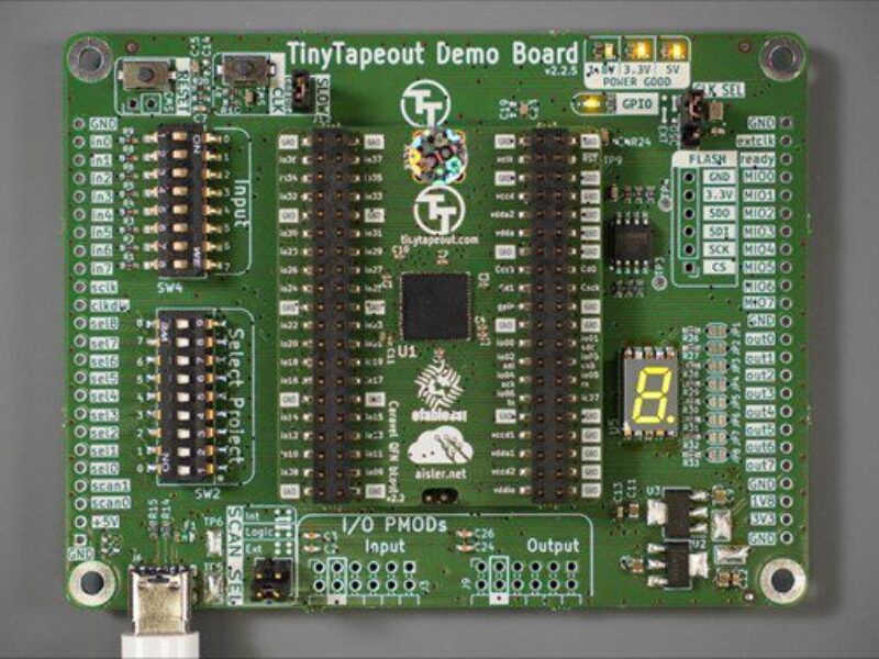 Version 6 pour les ASIC à faible coût de Tiny Tapeout