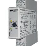 Relais de surveillance triphasé sur rail DIN pour la distribution d&rsquo;énergie