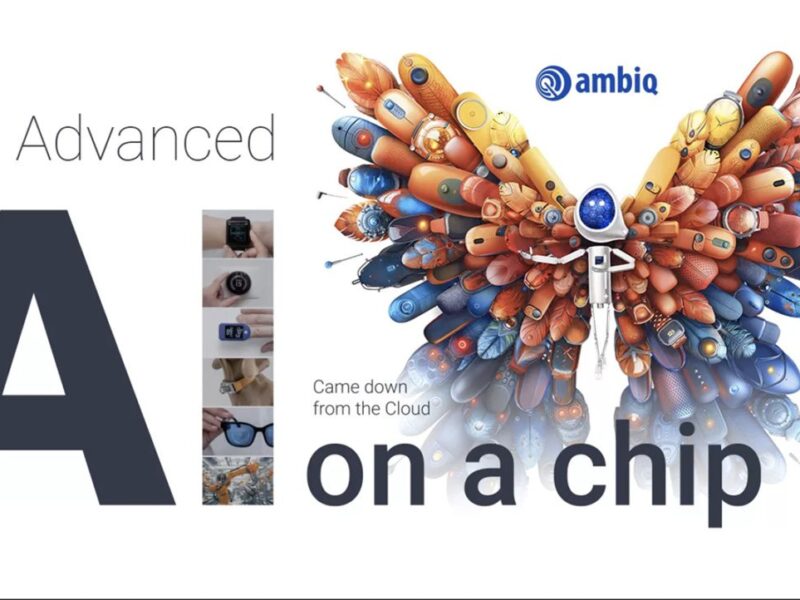 Ambiq MCU targets endpoint AI with 30x power efficiency improvement