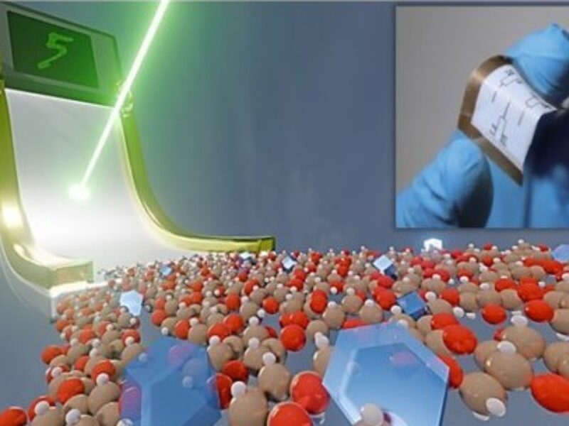 Capteur d&rsquo;intelligence artificielle optoélectronique à base de papier