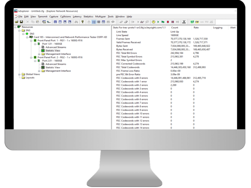 Keysight teams for first full line rate 1.6 T Ethernet test
