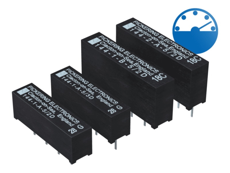 80W reed relay uses 0.25-inch pitch