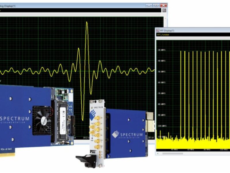 Spectrum ajoute la synthèse directe de 20 signaux sinusoïdaux aux cartes AWG