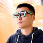Ultrasound eye gaze and expression detection in smart glasses