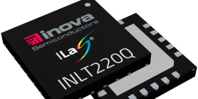 Mixed signal UTP transceiver for ISELED light and sensor networks