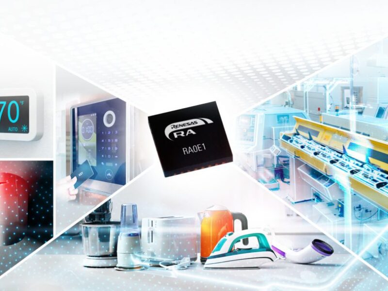 Entry Level Renesas RA0 MCUs target power consumption