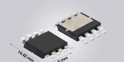 Top-side cooled 600-V power MOSFET delivers low on resistance