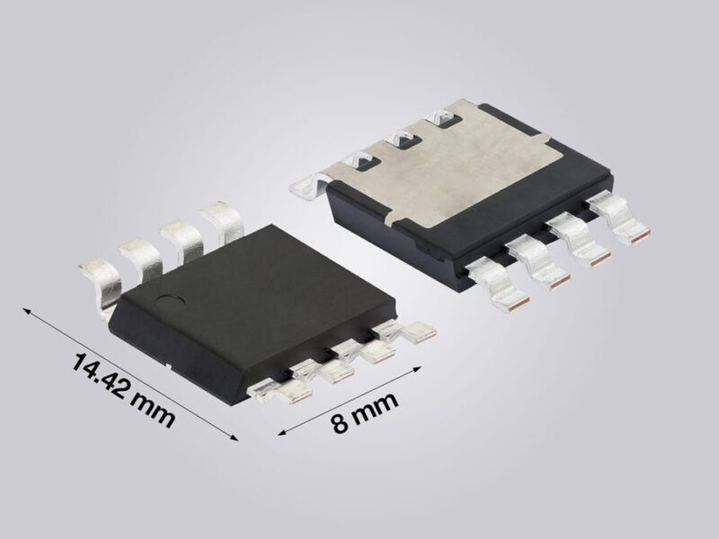 Top-side cooled 600-V power MOSFET delivers low on resistance
