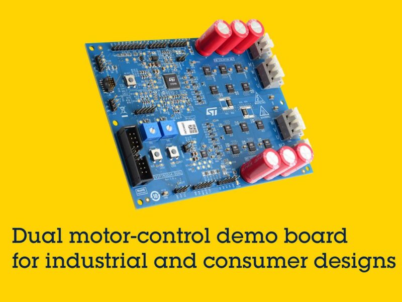 Demo board kickstarts advanced dual-motor designs