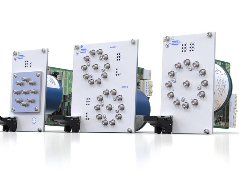 High channel count PXI microwave multiplexer switches