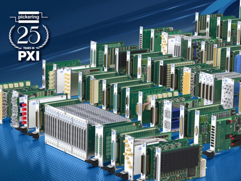 Célébration des 25 ans de Pickering Interfaces dans le PXI