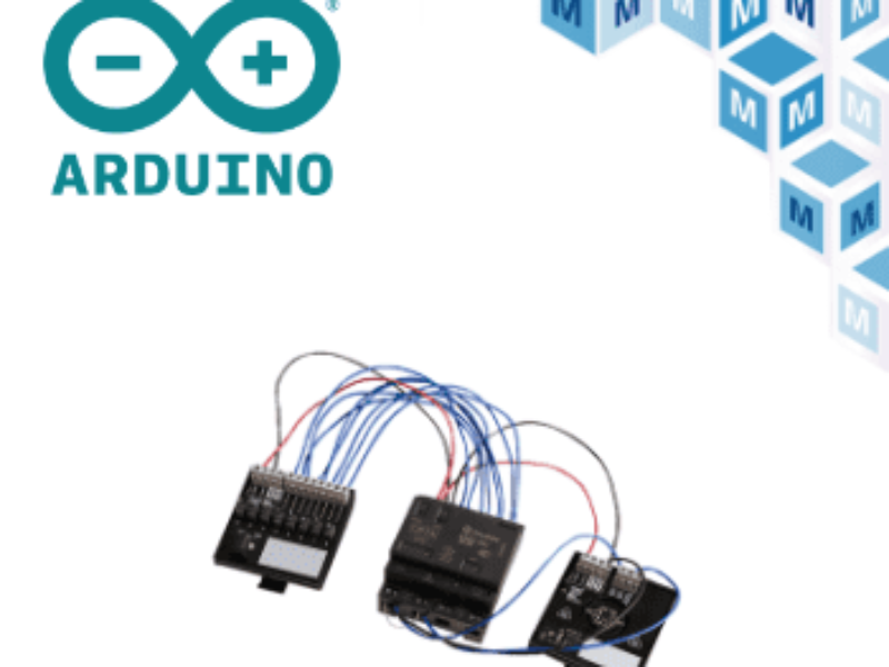 Kit de démarrage Arduino PLC AKX00051 disponible chez Mouser pour une formation pratique pour l’automatisation industrielle