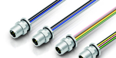 Connecteurs à montage sur panneau avec un filetage de montage étanches et durables