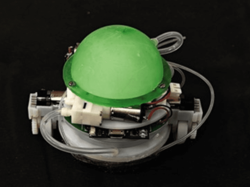 Snail-inspired robot can climb walls