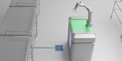 Wireless inductive charging for mobile robotics