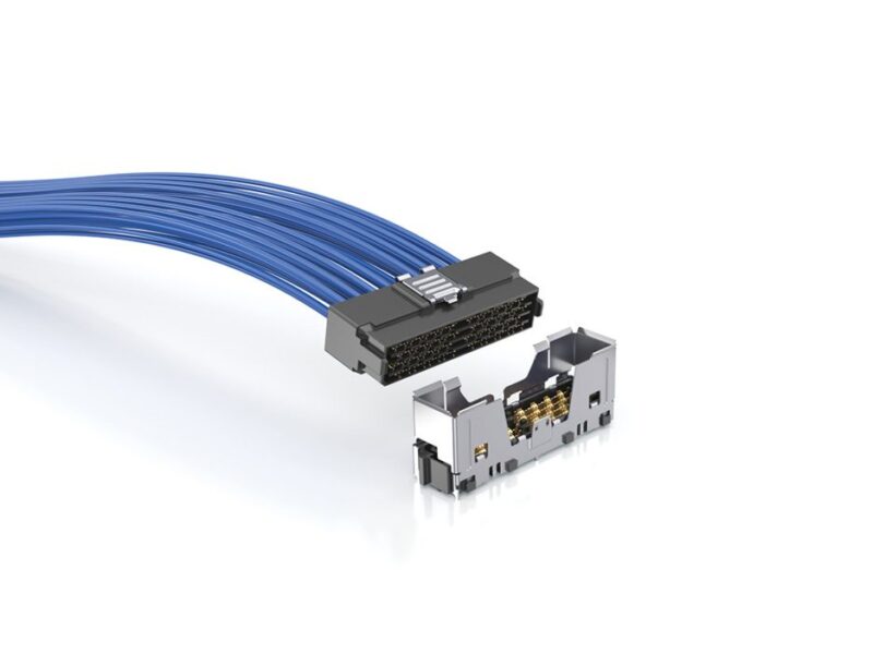 Cable assemblies deliver PAM4 signals in dense designs