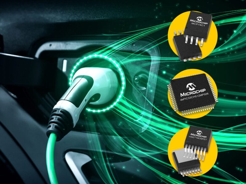 Microchip eases EV on-board charger design