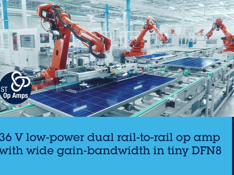 Space-saving 36-V op amp in industrial and automotive grades