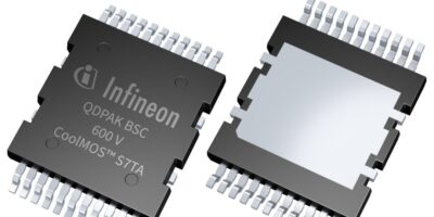 MOSFET adds temperature sensor