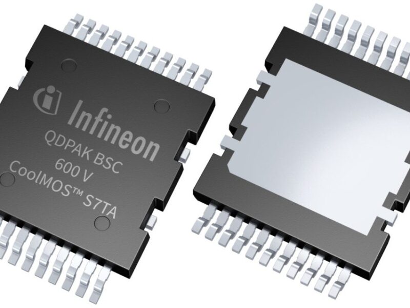 MOSFET adds temperature sensor
