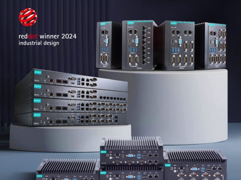 Récompense « Conception de produits 2024 » par le Red Dot Award pour les ordinateurs industriels x86 de nouvelle génération de Moxa