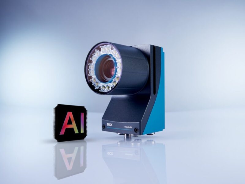 Capteur de vision 2D offrant un contrôle qualité prêt à l’emploi grâce à l’IA