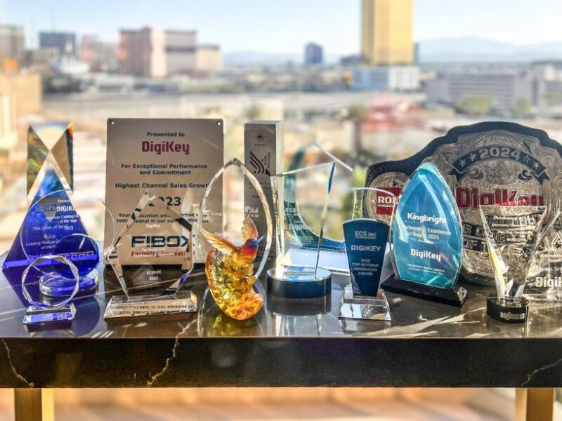 Nombreuses récompenses pour DigiKey de ses fournisseurs lors de l&rsquo;événement 2024 EDS Leadership Summit