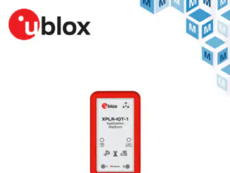 Mouser accueille le nouveau kit explorateur u-blox XPLR-IOT-1 pour les applications IoT