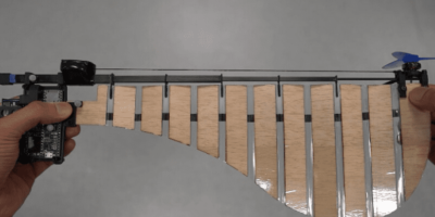 One-winged drones take off