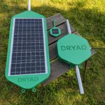 Satellite connection for solar-powered forest wildfire sensor network