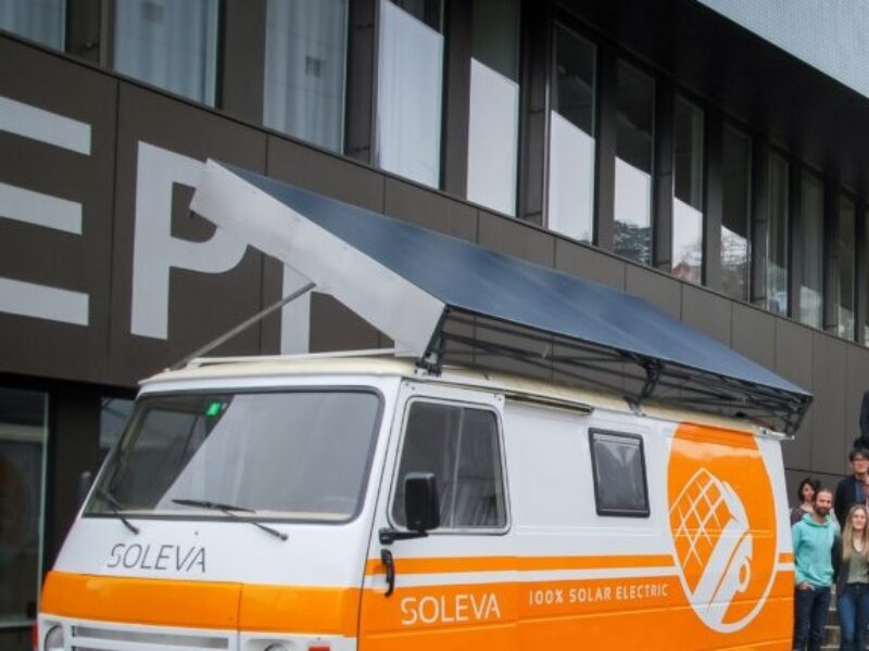 Solar campervan starts Swiss tour