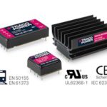 Convertisseurs CC/CC compacts 10, 30 et 40 W pour l’industrie ferroviaire