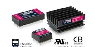 Convertisseurs CC/CC compacts 10, 30 et 40 W pour l’industrie ferroviaire