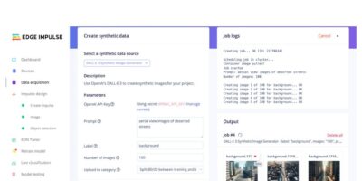 Edge Impulse leverages generative AI tools to create synthetic data
