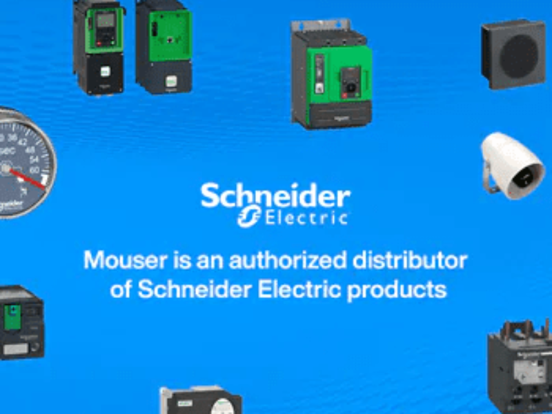 Partenariat de distribution mondial de Mouser avec Schneider Electric