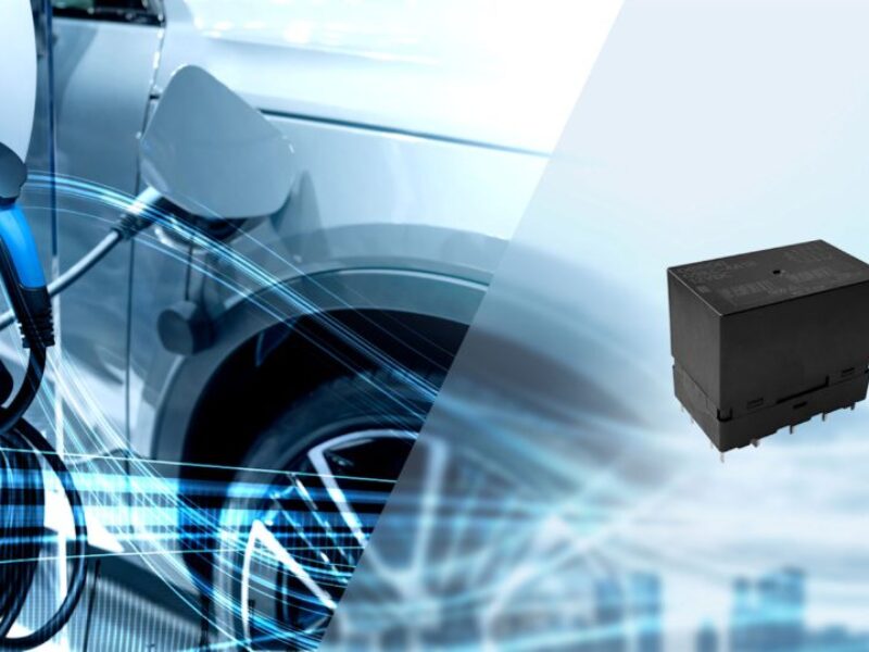 Relais PCB haute puissance pour des bornes de charge murales plus compactes et rapides