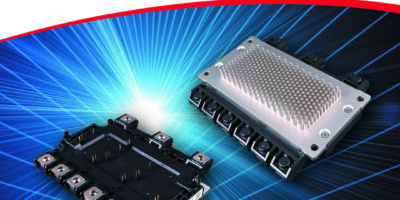 Compact three-phase IGBT bridge module for electromobility