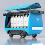 Embedded transformer AI for light field delivery robot