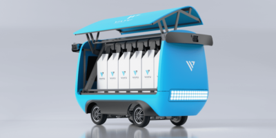 Robot léger de livraison, IA embarquée et sans Lidar