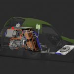 Prototype off road EV with custom battery pack